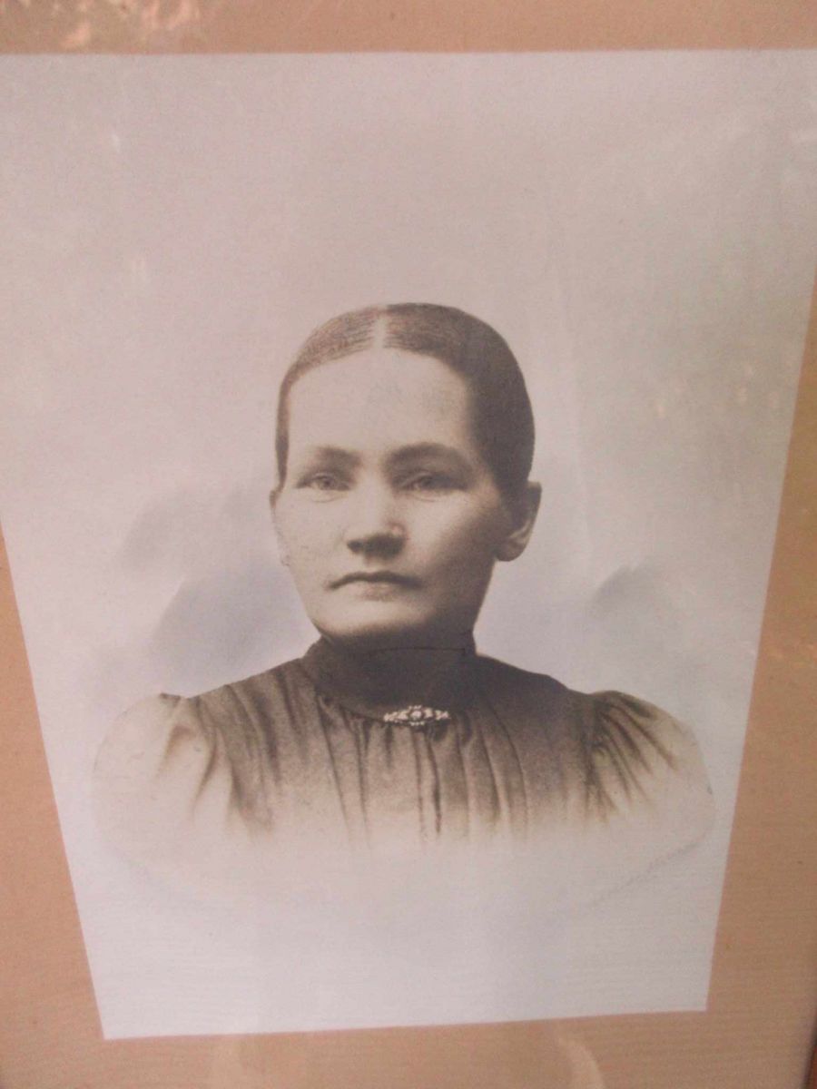 Oude foto van vrouw uit 1800s